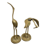 1970s Mid Century Brass Birds - a Pair