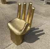 Gilded Wooden Right Hand Chair