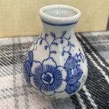 Chinoiserie Blue and White Asian Vase