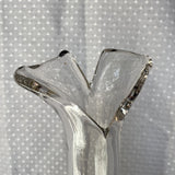 1960s Mid-Century Modern Biomorphic Glass Vases - a Pair