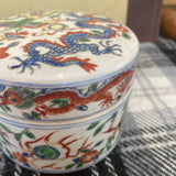 Asian Hand Painted Jars - Set of 2