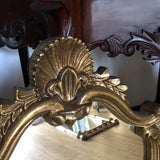 Shell and Acanthus Detail Wall Mirrors- a Pair