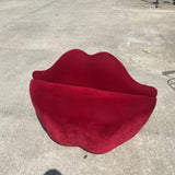 1970s Red Lips Double Seater Settee