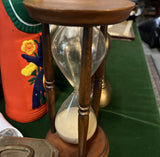 Antique Wooden Hourglass