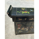 Asian Ming Style Hand Painted Credenza