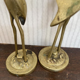 1970s Mid Century Brass Birds - a Pair