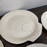 Vintage Wedgwood of Etruria Nautilus Shell Dinner Plates- Set of 4