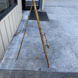 1970s English Tortoiseshell Bamboo Easel Display