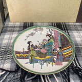 Hand Painted Chinoiserie Plate