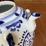Vintage Blue & White Chinoiserie Vase With Spout