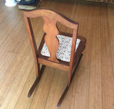 Americana Miniature Sewing Rocking Chair