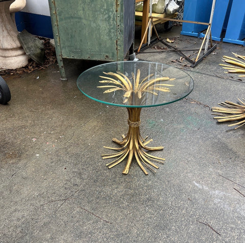 Chanel style wheat sheaf side table