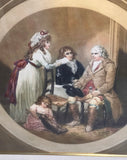 Original Print of “The Farmers Visit to His Married Daughter in Town” by William Bond