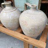 Late 19th Century Mediterranean Olive Jugs With Stand - 5 Piece Set