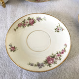 Limoges French Bouillon Bowl & Saucers - Set of 6 - FREE SHIPPING!