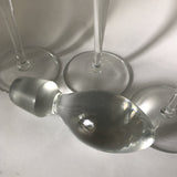 Monogram “M” Glass Decanter and Stemmed Cups - 6 Pieces - FREE SHIPPING!