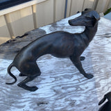 Metal Whippet Figurines - a Pair - FREE SHIPPING!