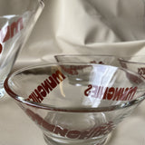 Mod Retro 70s Munchies Bowl With Red Graphic Font - FREE SHIPPING!