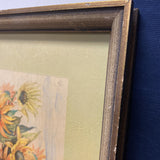 Original Sunflower Watercolor Painting by A. Lucas - FREE SHIPPING!