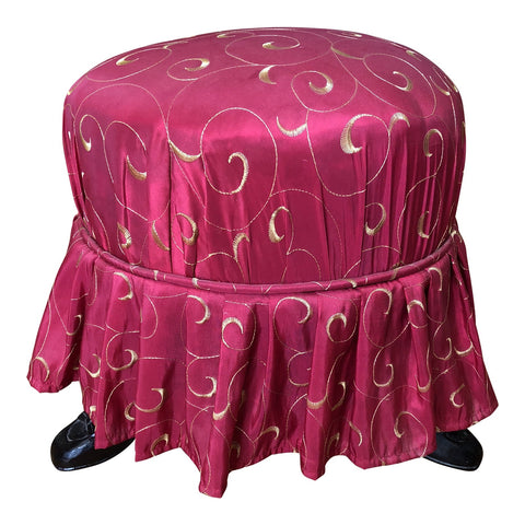 Petite Footed Skirt Stool - FREE SHIPPING!