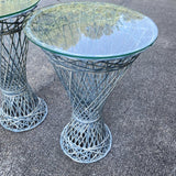 Russell Woodard Style Side Tables - a Pair