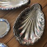 Silver Plated Shell Serving Dishes - Set of 7 - FREE SHIPPING!