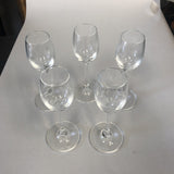 Vintage 1980s Wine Glasses - Set of 5 - FREE SHIPPING!