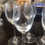 Vintage 1980s Wine Glasses - Set of 5 - FREE SHIPPING!