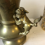 Vintage Foo Dog Urns - a Pair - FREE SHIPPING!