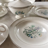 Vintage Garden Plates & Tea Set - Set of 28 - FREE SHIPPING!